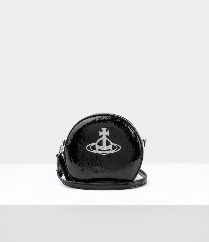 Vivienne Westwood CRINKLE MINI ROUND CROSSBODY